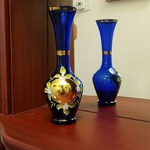 Cobalt vase